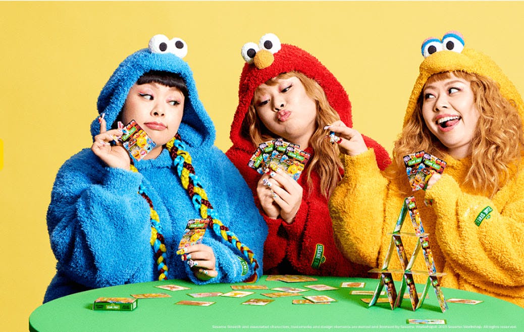 SESAME STREET meets GELATO PIQUE