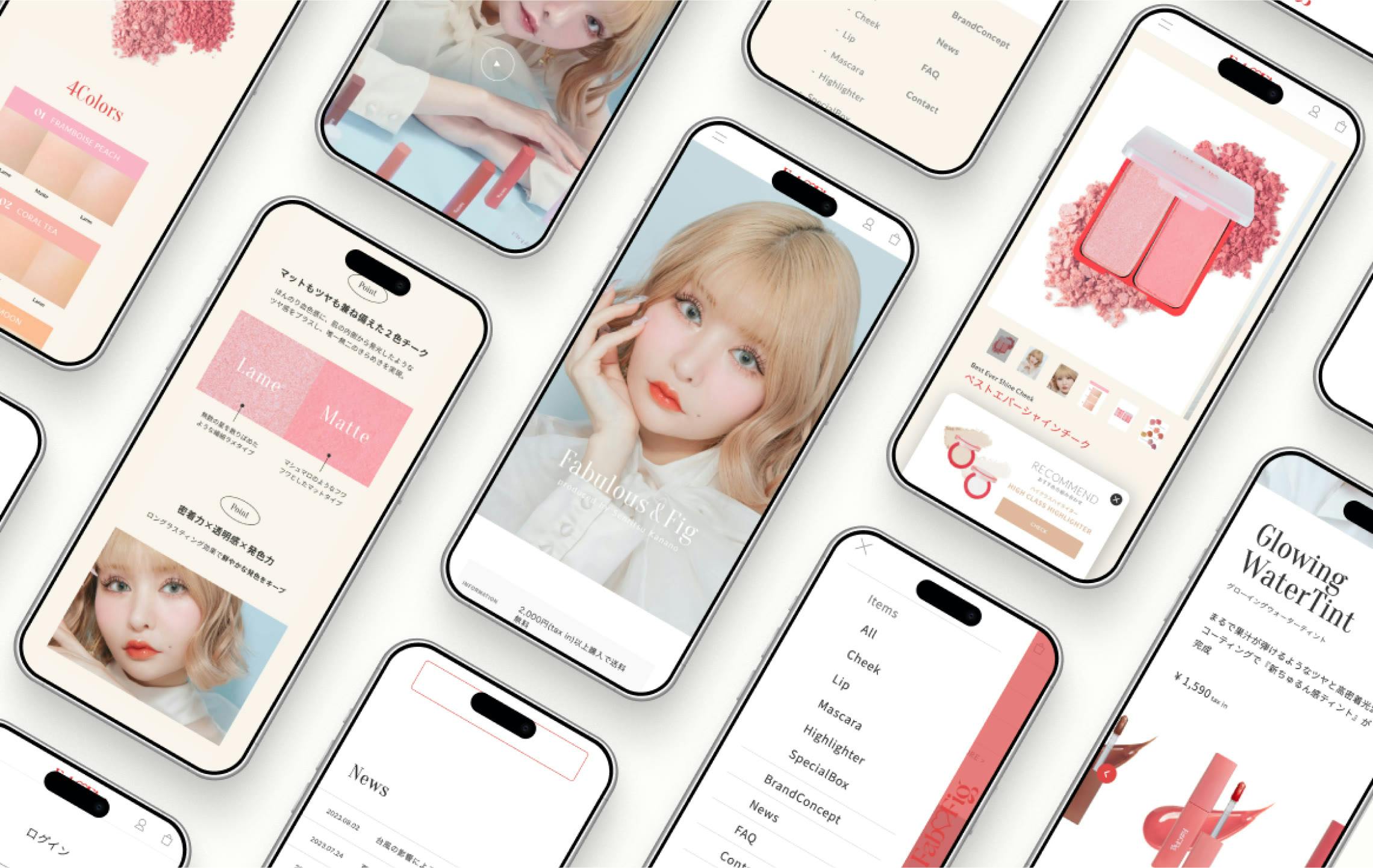 FabFigのUIデザインプレビュー / UI Design Preview of FabFig