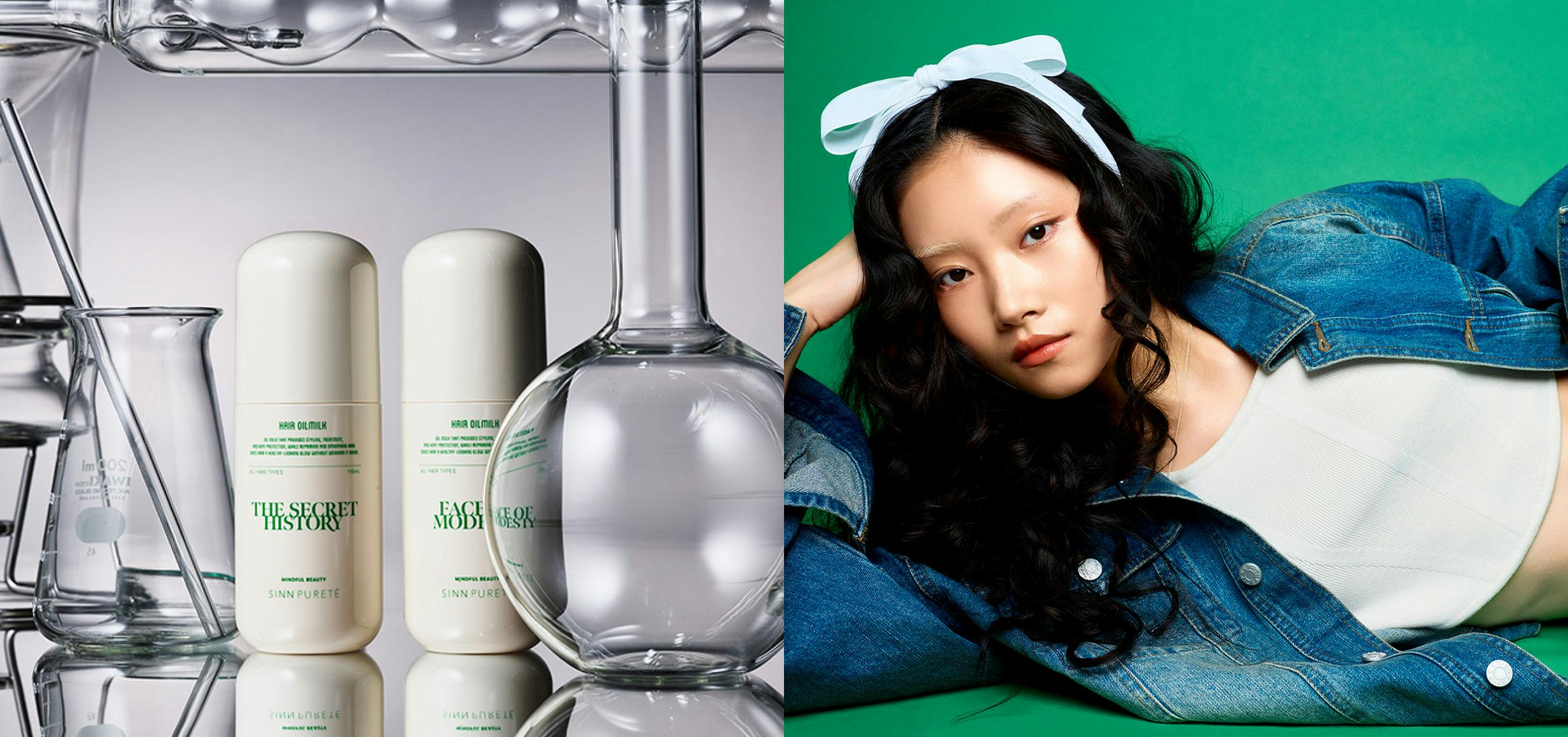 SINN PURETÉ HAIR OIL MILKのメインビジュアル / Main Visual for SINN PURETÉ HAIR OIL MILK