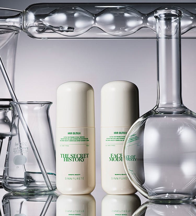 SINN PURETÉ HAIR OIL MILKのメインビジュアル / Main Visual for SINN PURETÉ HAIR OIL MILK