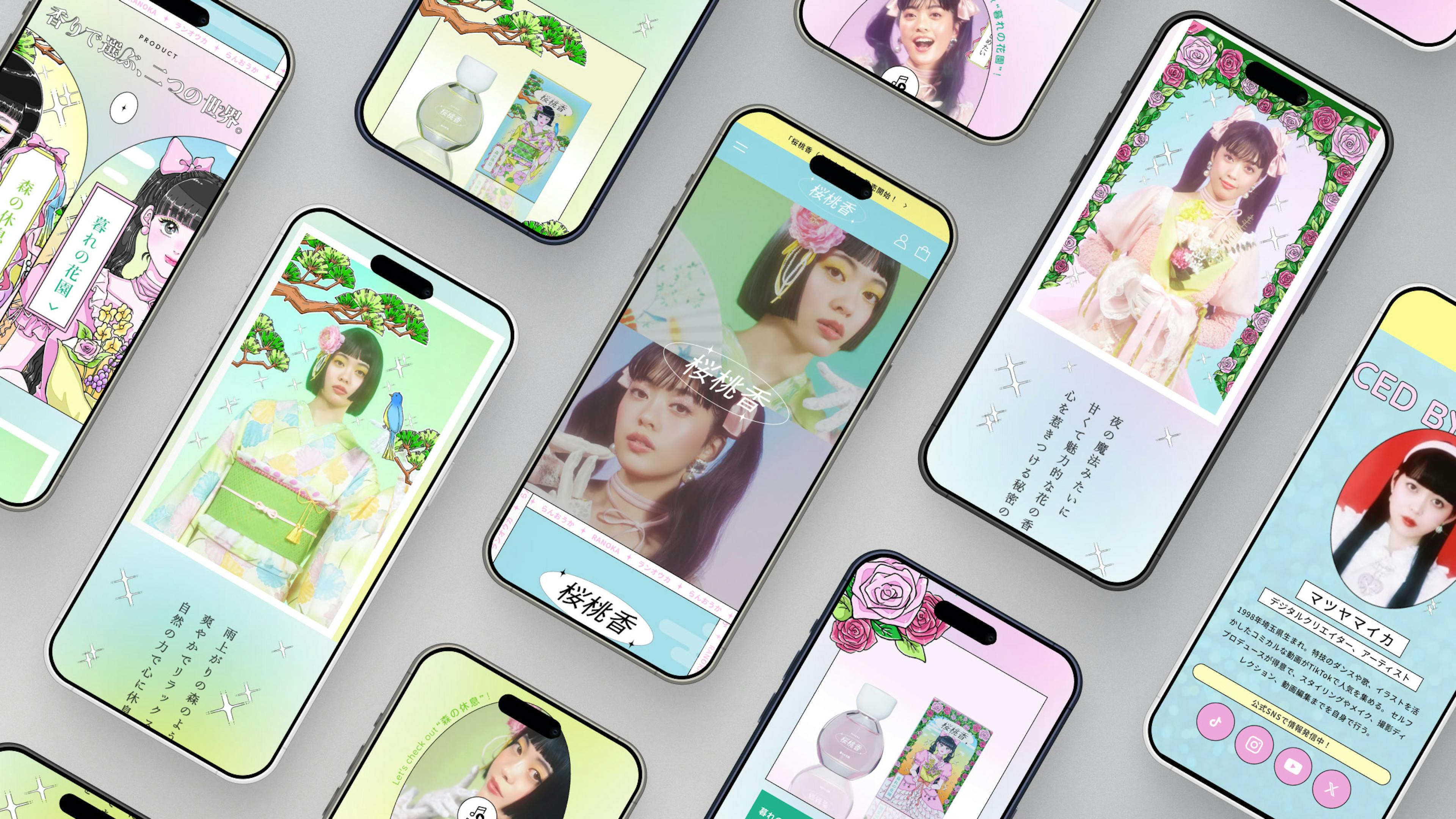 RANOKAのビジュアル紹介画像 / Haircare Visual Introduction of RANOKA