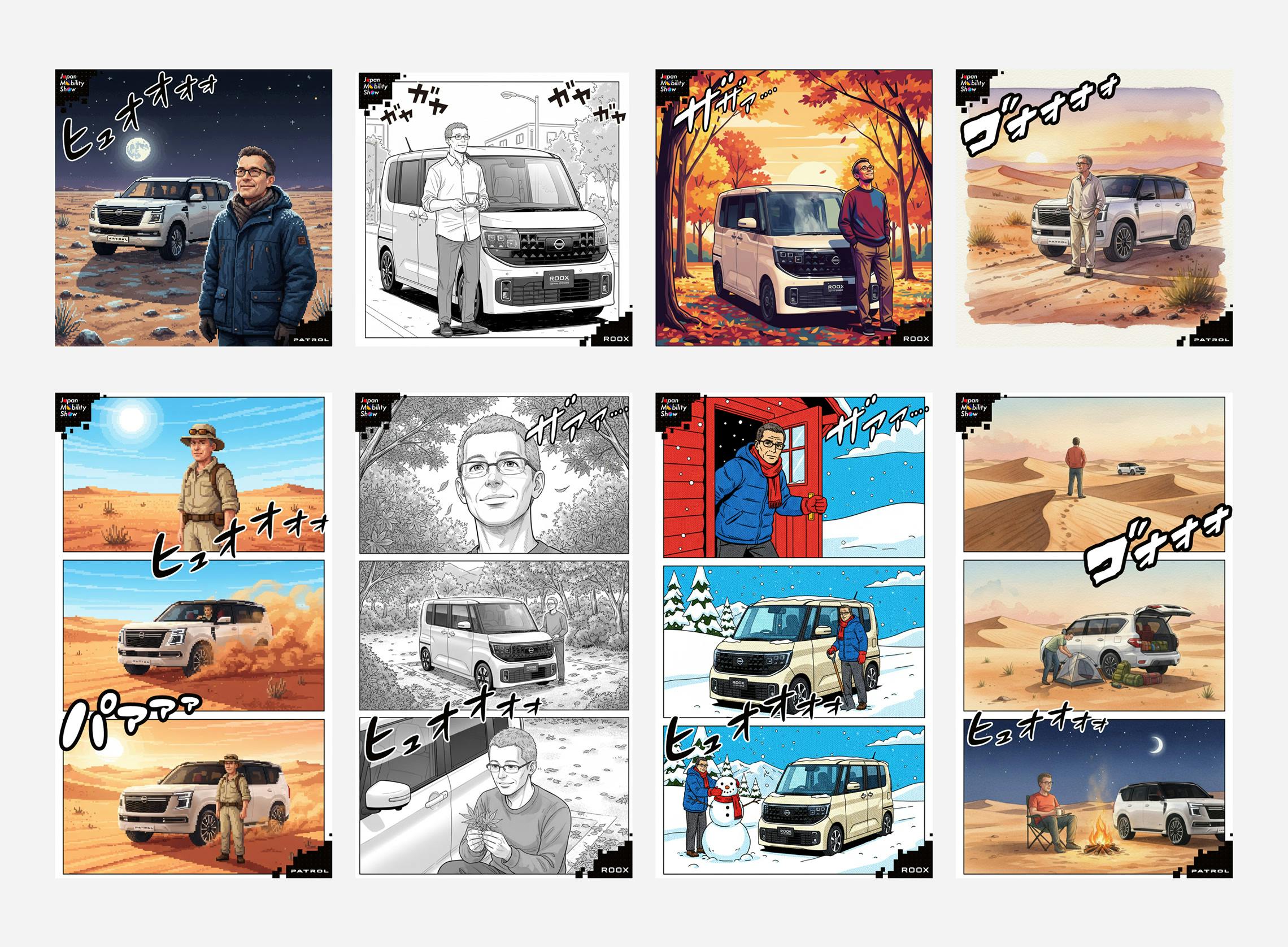 NISSAN JMS 2025 - AI photographerのビジュアルイメージ / Visual image for NISSAN JMS 2025 - AI photographer