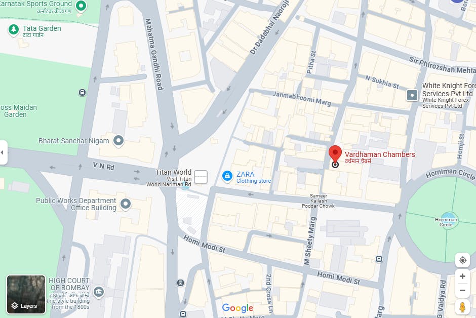 Map view of the location