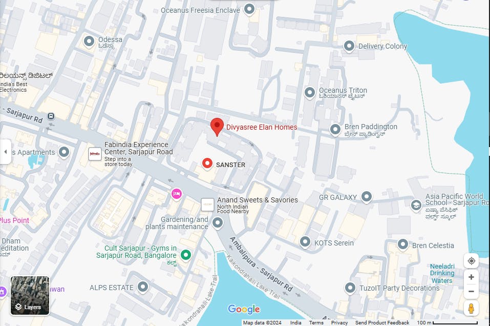 Map view of the location