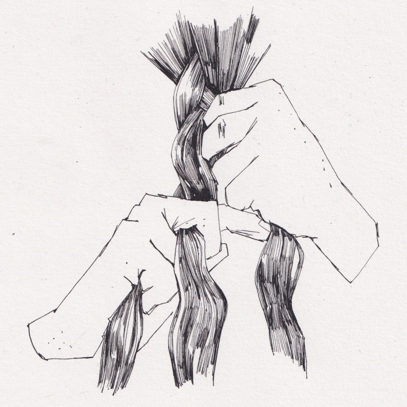 Drawing – Ink drawings by Kos Anita