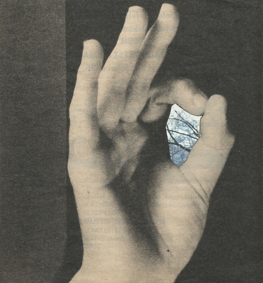 Paper collage by Kos Anita