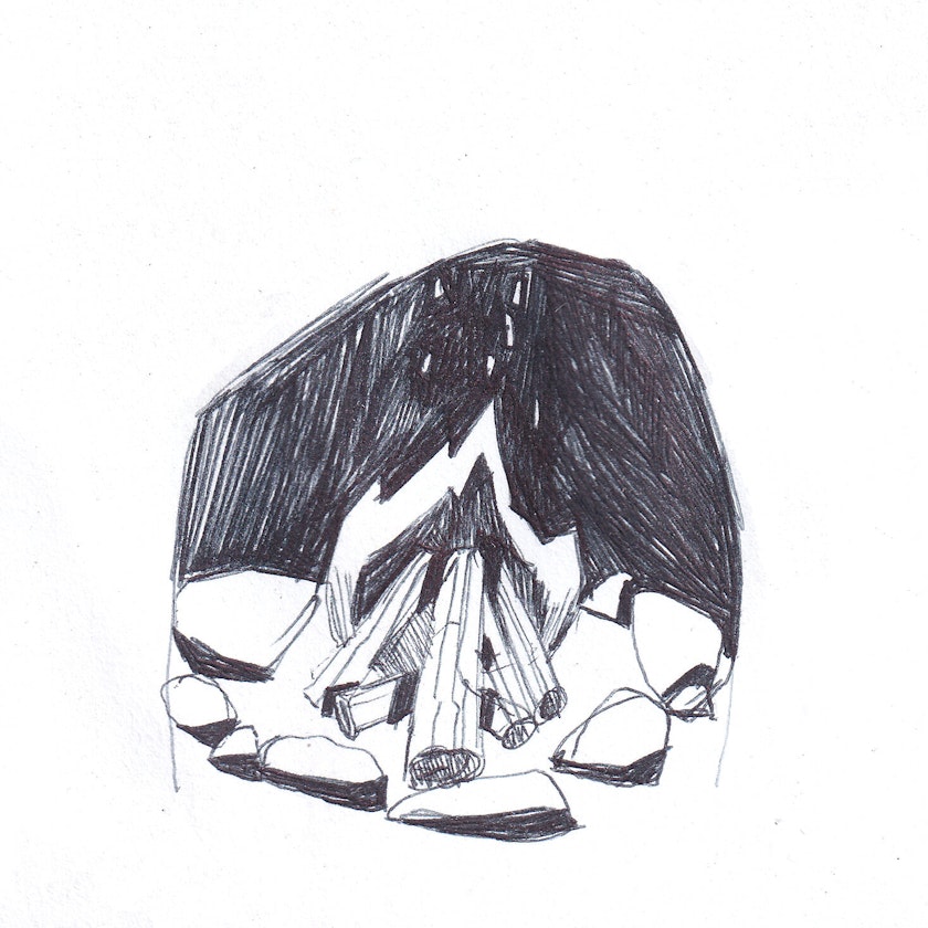 Drawing – Sketchbook by Kos Anita