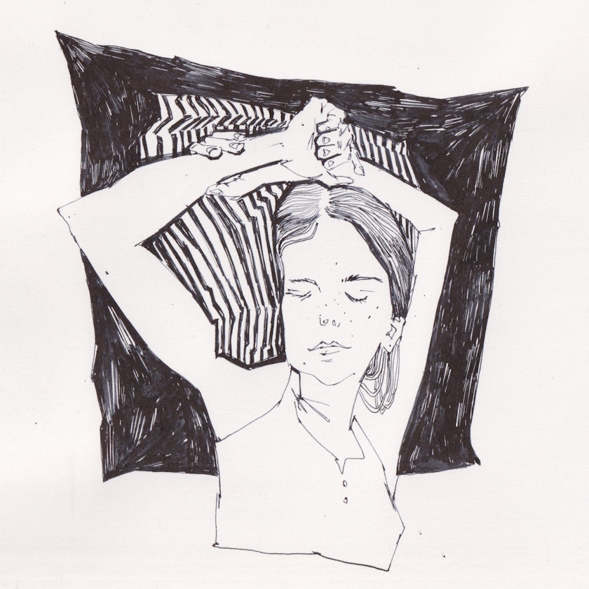 Drawing – Ink drawings by Kos Anita