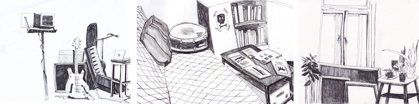 Drawing – Sketchbook by Kos Anita