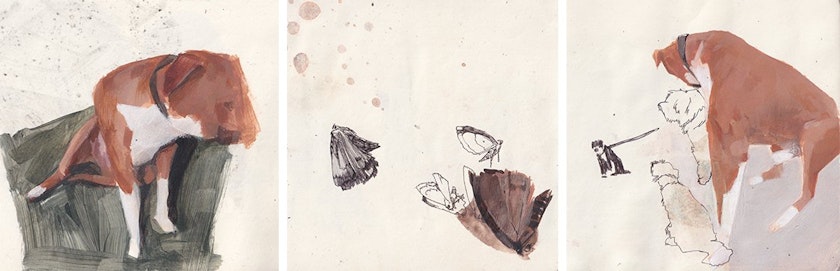 Drawing – Sketchbook by Kos Anita