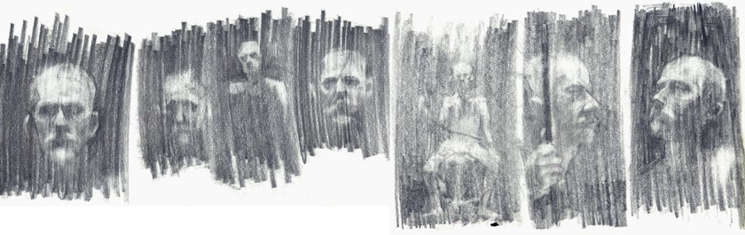 Drawing – Sketchbook by Kos Anita