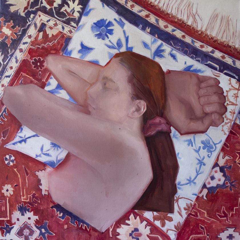 50x50 oil on canvas