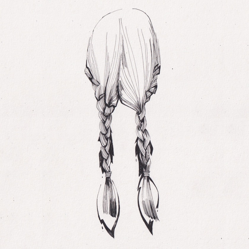Drawing – Ink drawings by Kos Anita