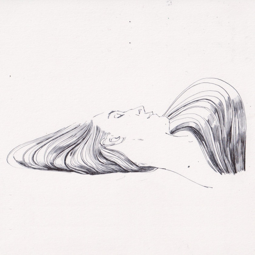 Drawing – Ink drawings by Kos Anita