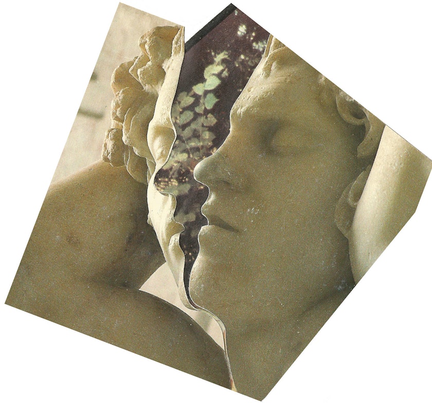 Paper collage by Kos Anita