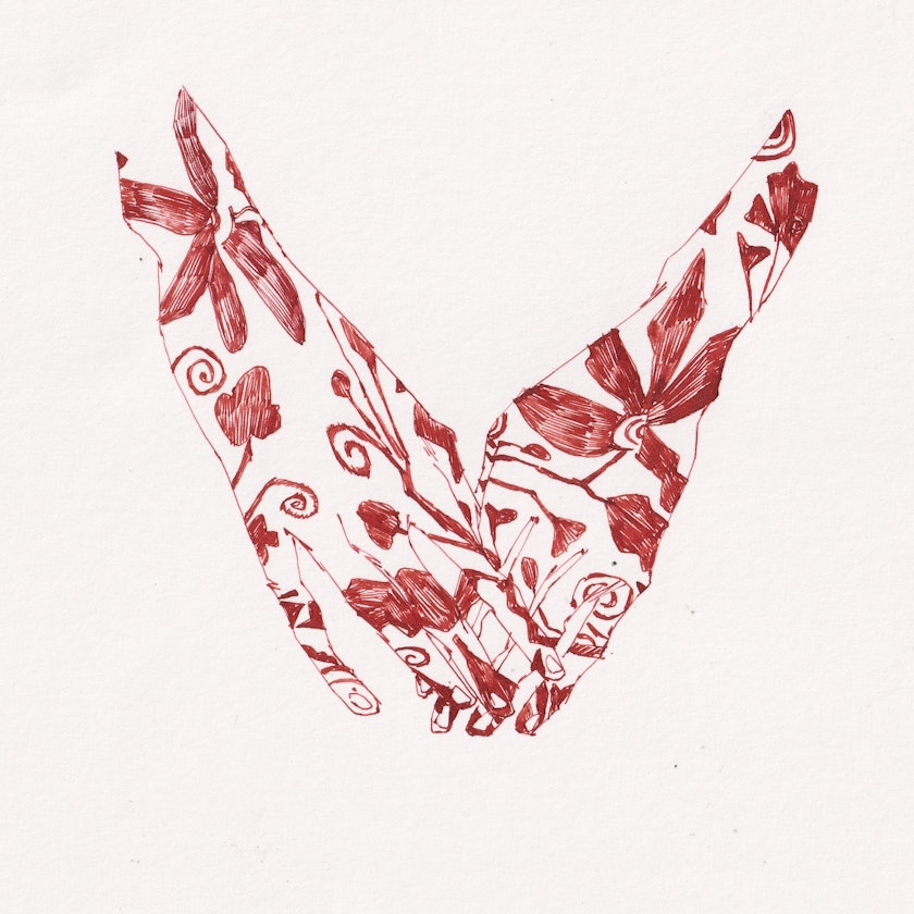 Drawing – Ink drawings by Kos Anita