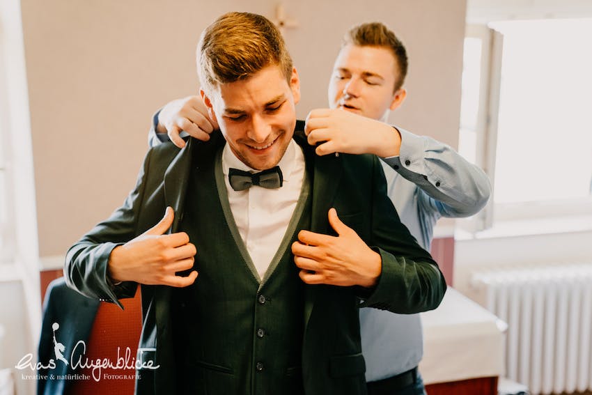 Getting Ready Sebastian im Klosterhotel Wöltingerode