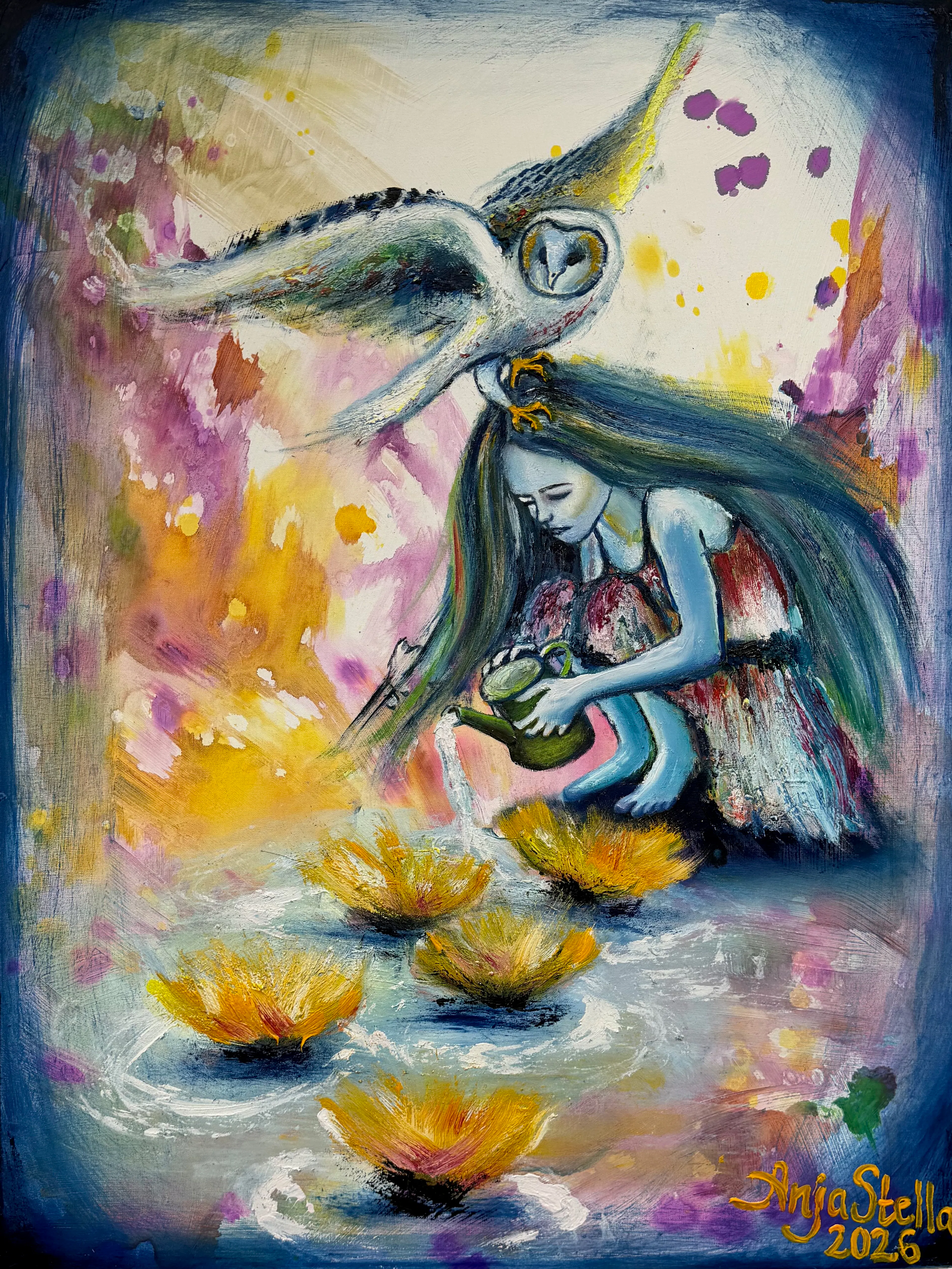 Vatnsberinn painting