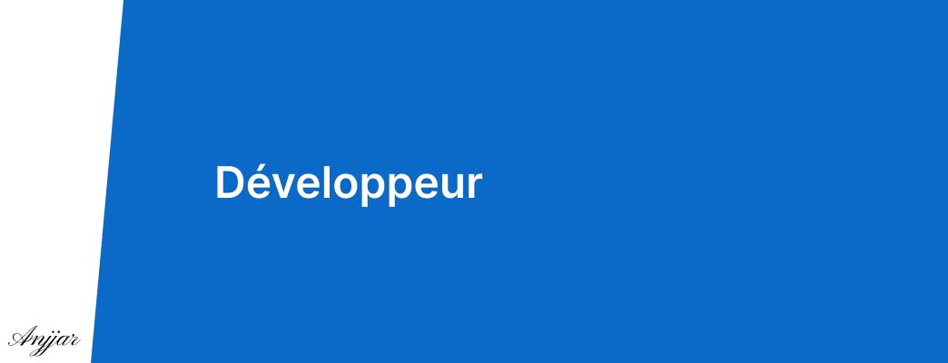 Développeur - Brahim Anjjar