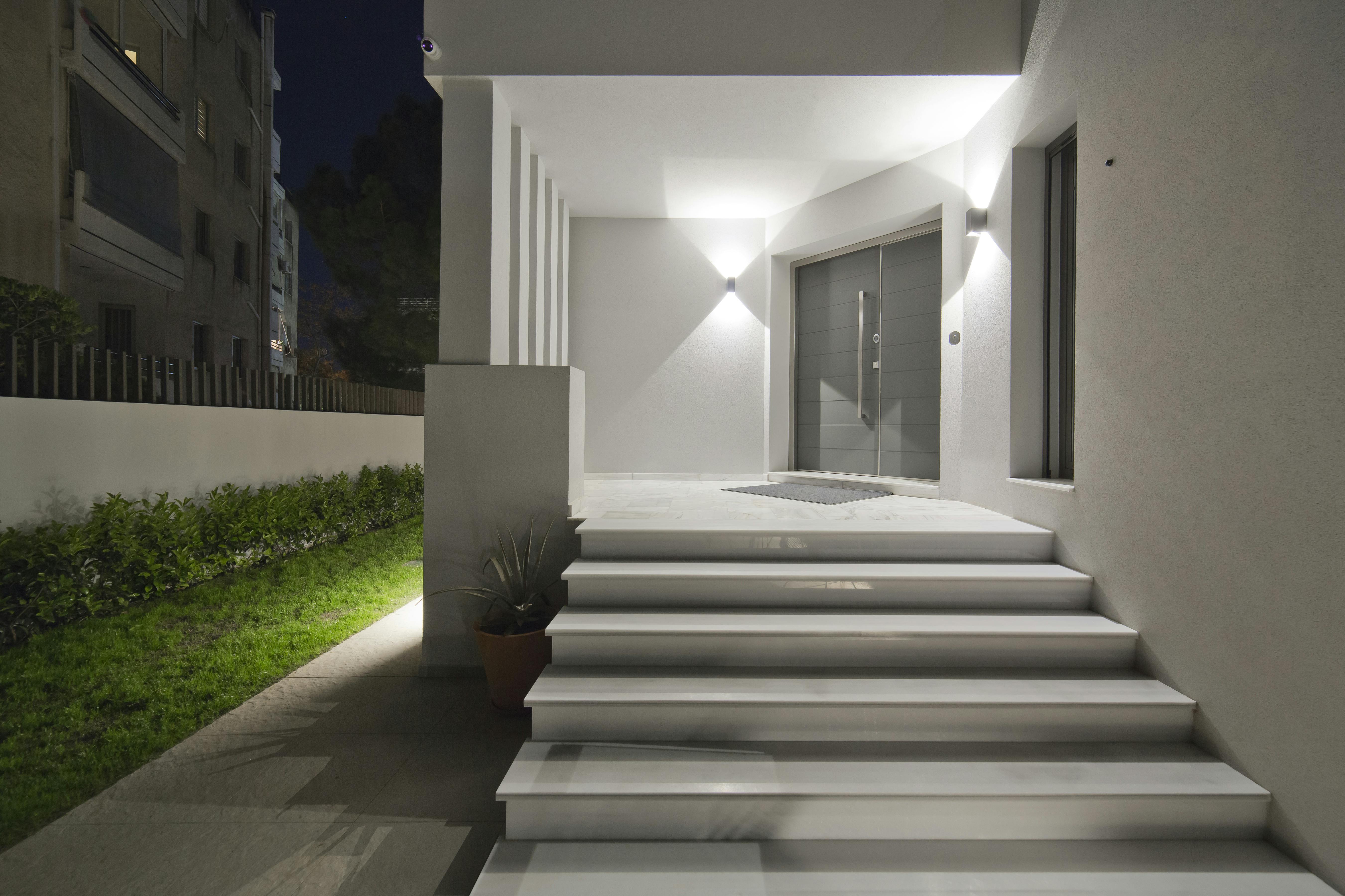 the entrance