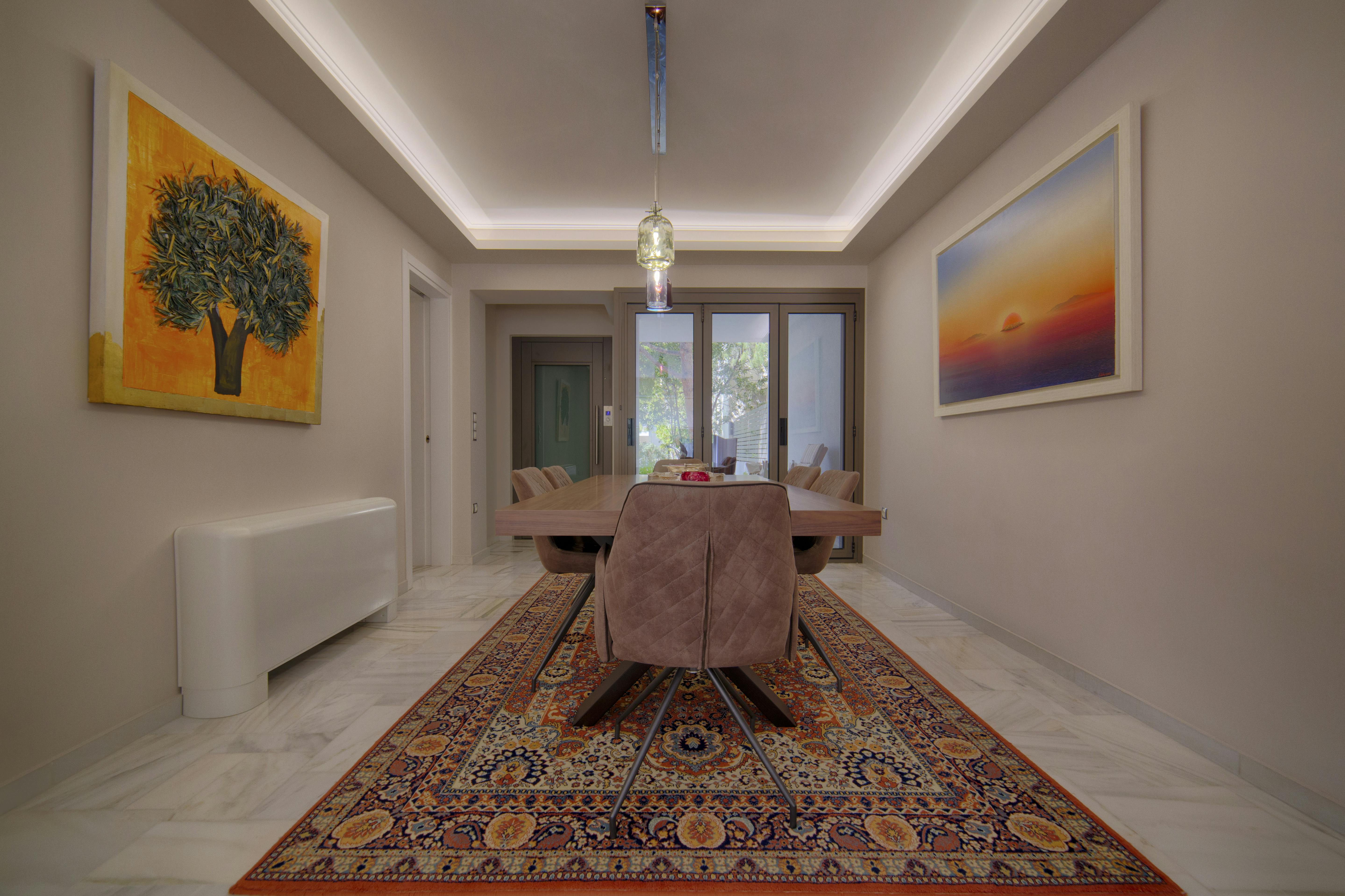 the dinning room