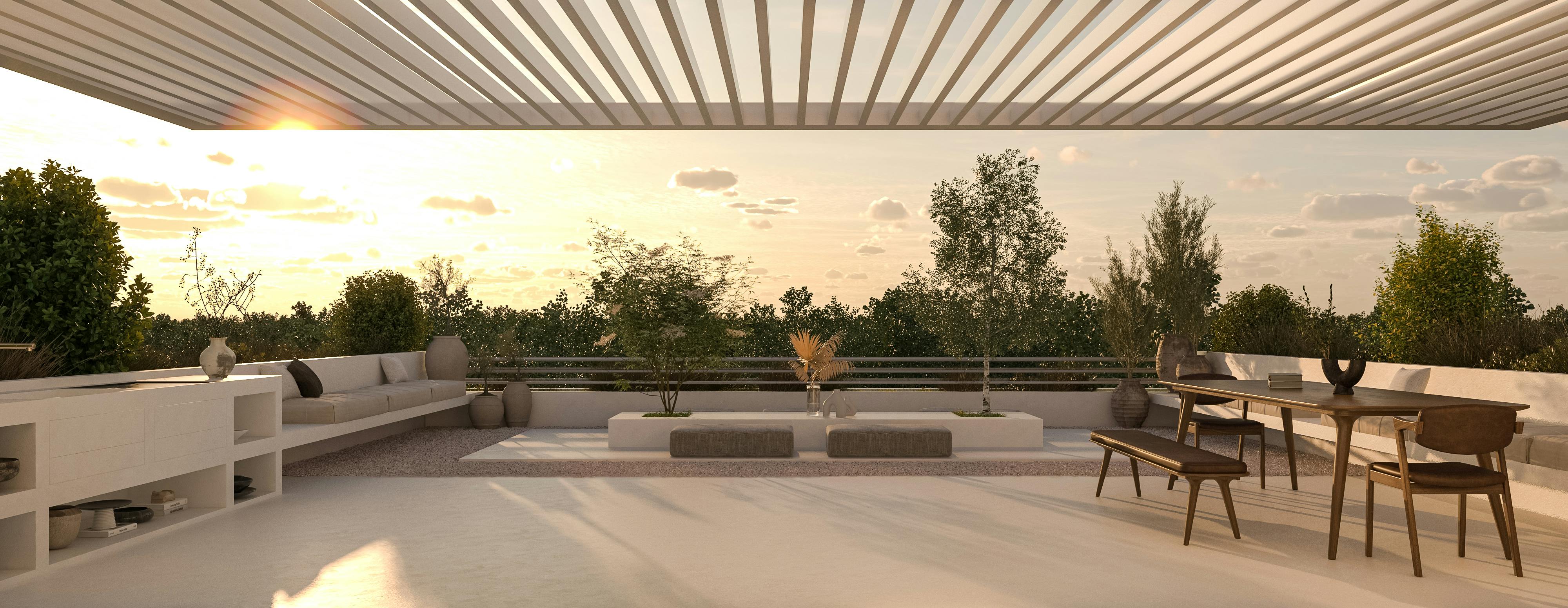 roof garden's view