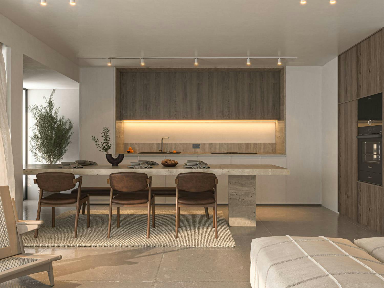 apartment's kitchen