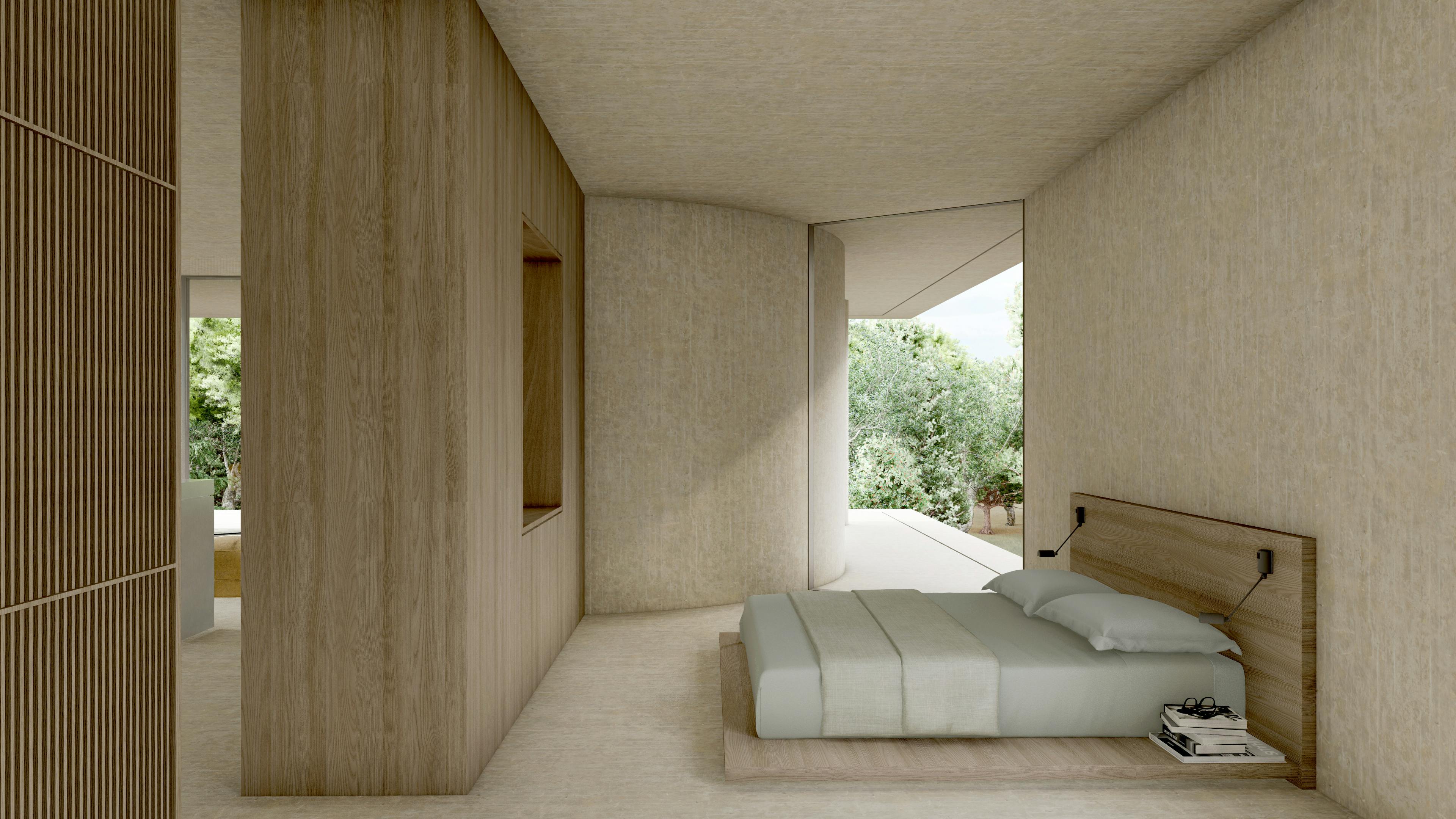 the master bedroom