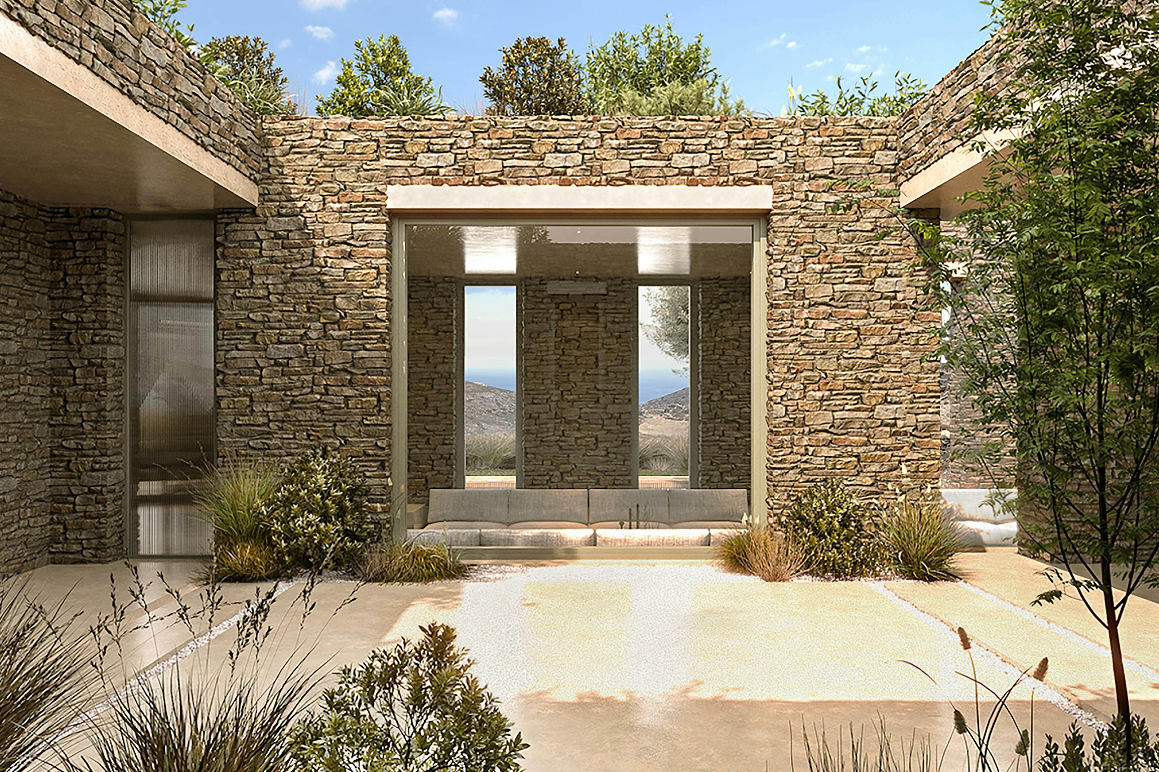 Cycladic architecture details