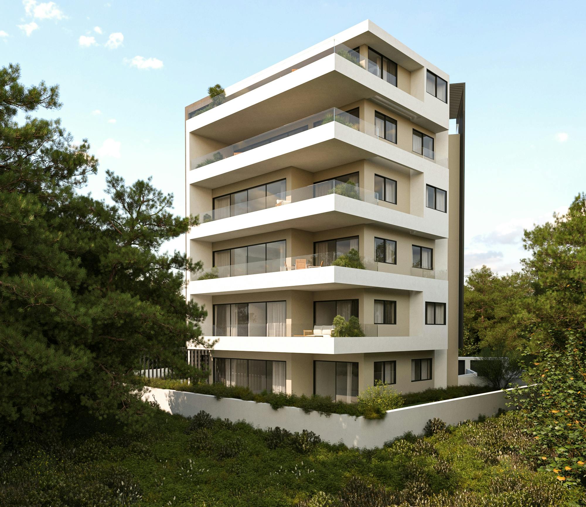 the building's facade