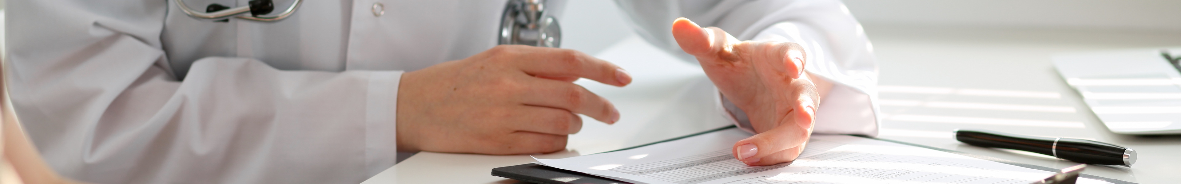 A consultation in progress