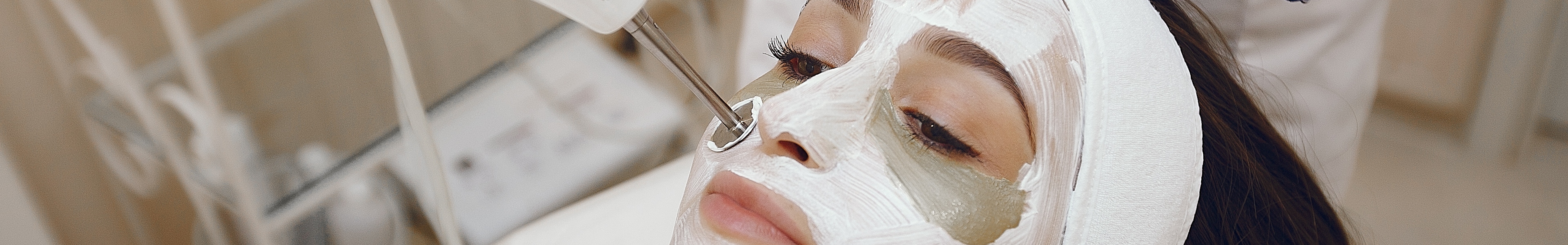 A female patient receiving medi-facials treatment