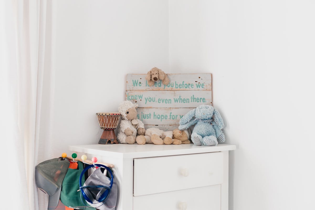 comoda en dormitorio infantil