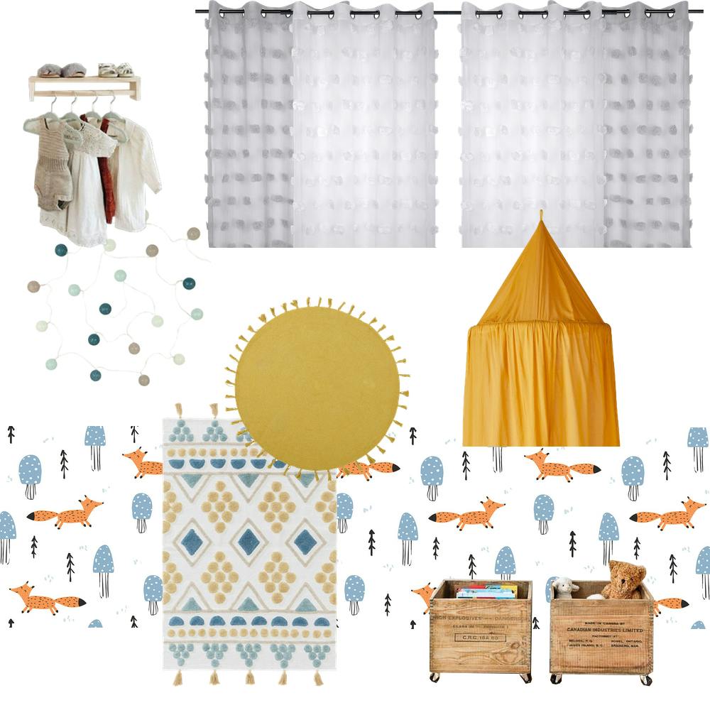 moodboard dormitorio infantil