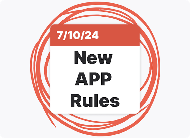 What are the new APP rules?