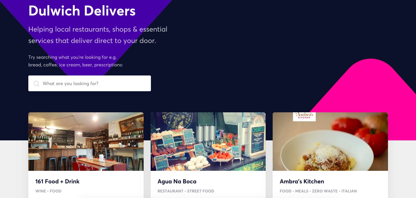 Here s a list of local food delivery websites to put your business on