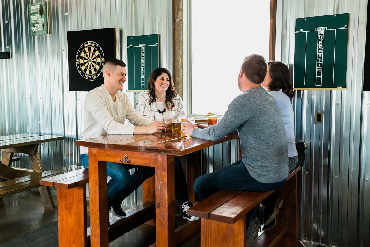 Friends at the pub