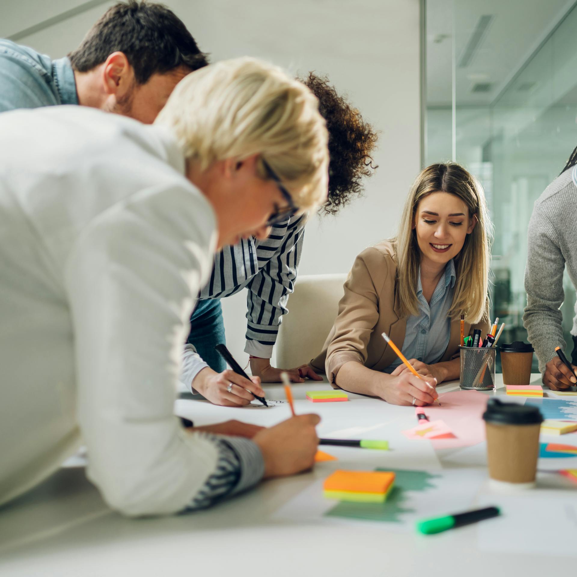 Diverse Group of People Working