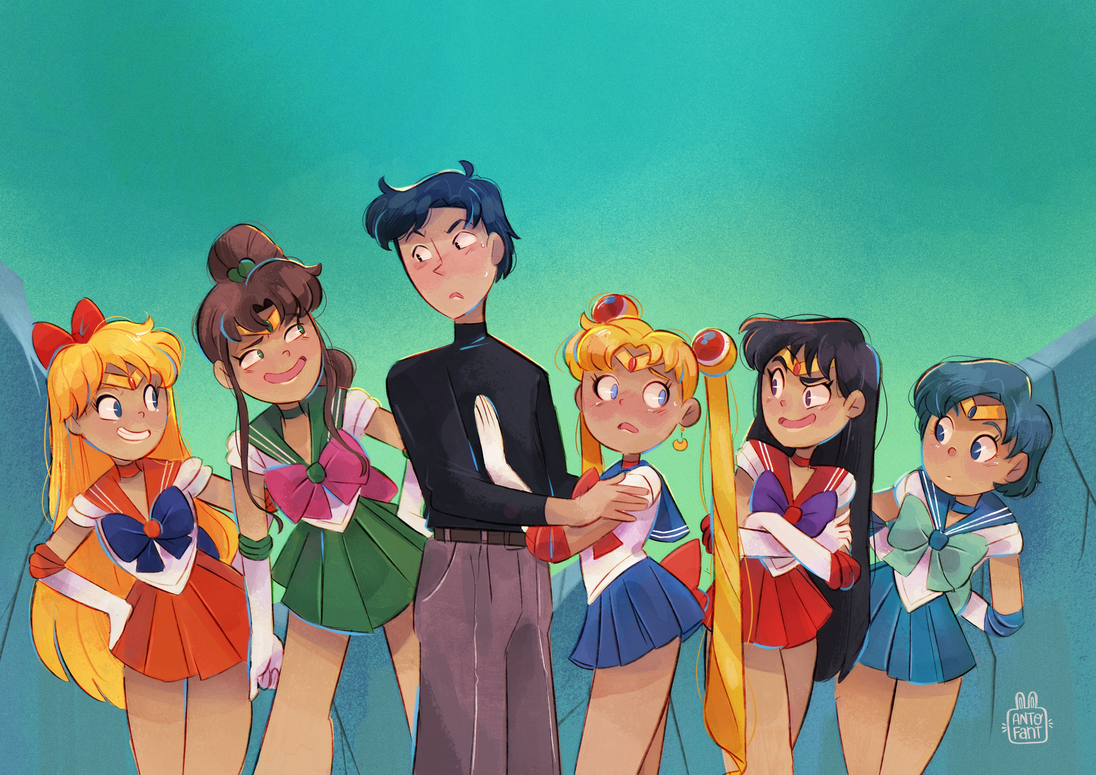 Illustration - Sailor Scene