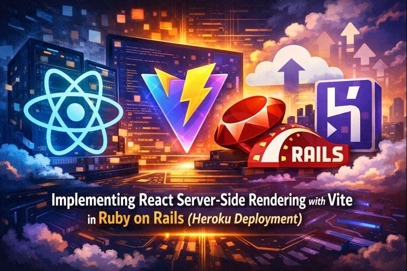 Implementing React Server-Side Rendering with Vite in Ruby on Rails (Heroku Deployment)
