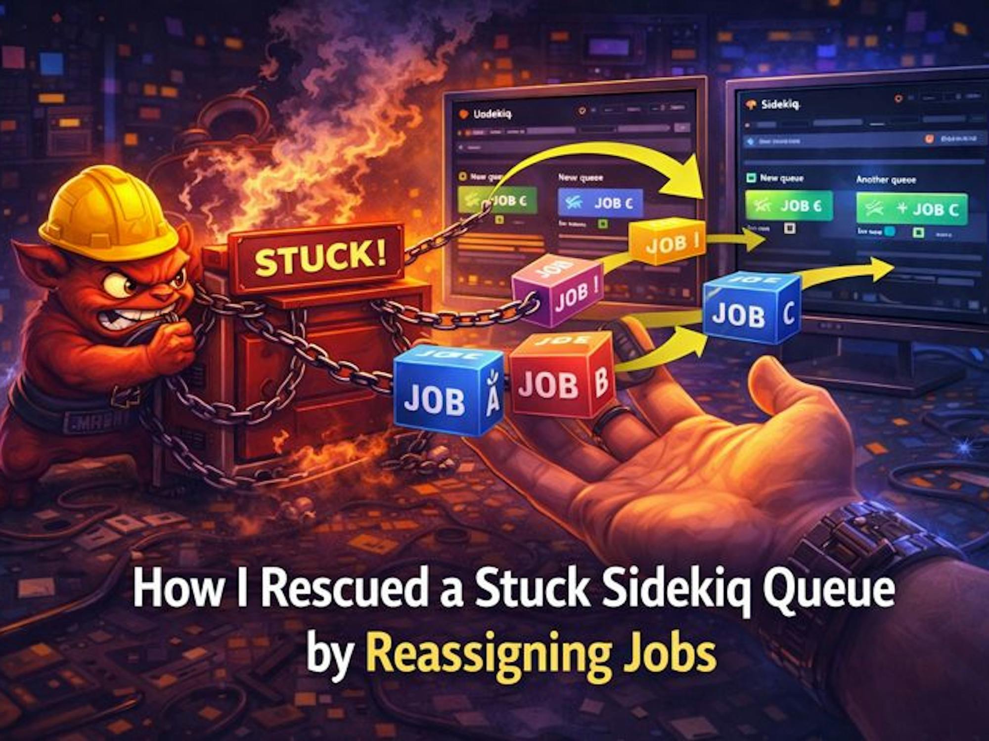 How I Rescued a Stuck Sidekiq Queue by Reassigning Jobs