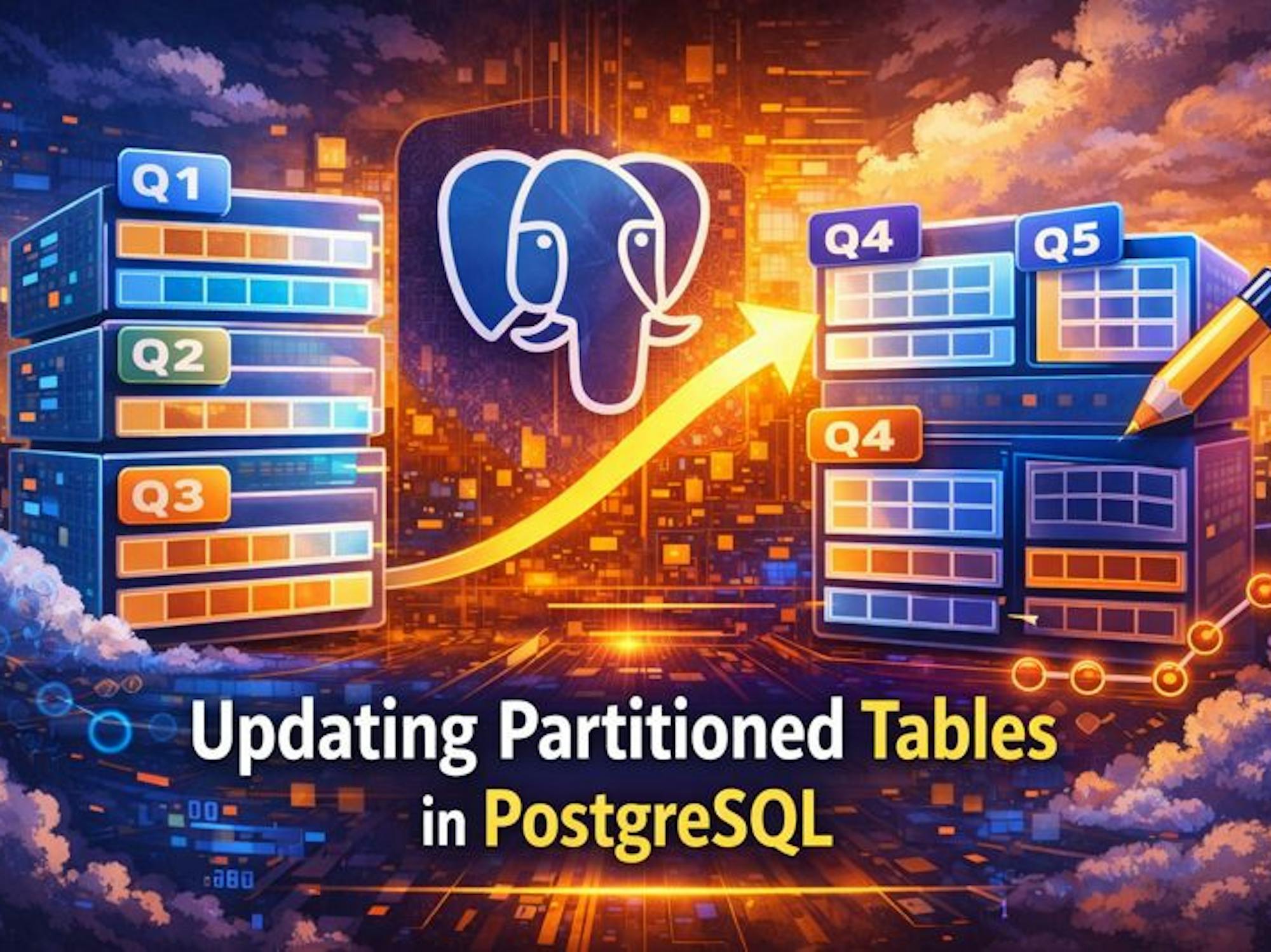 Updating Partitioned Tables in PostgreSQL