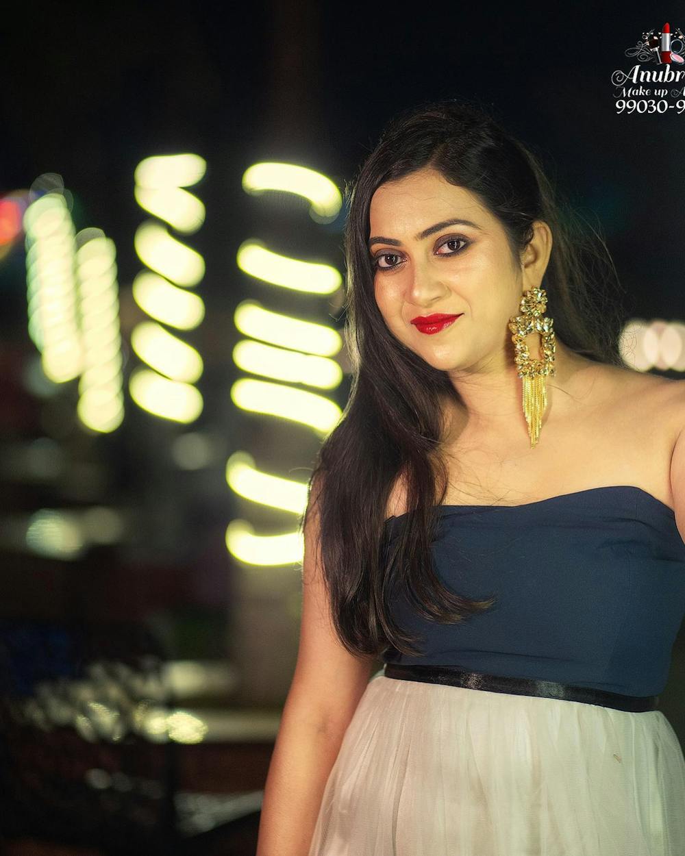 attractive makeup look for pre-wedding