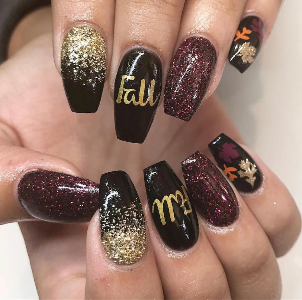 Personalized bridal nail art