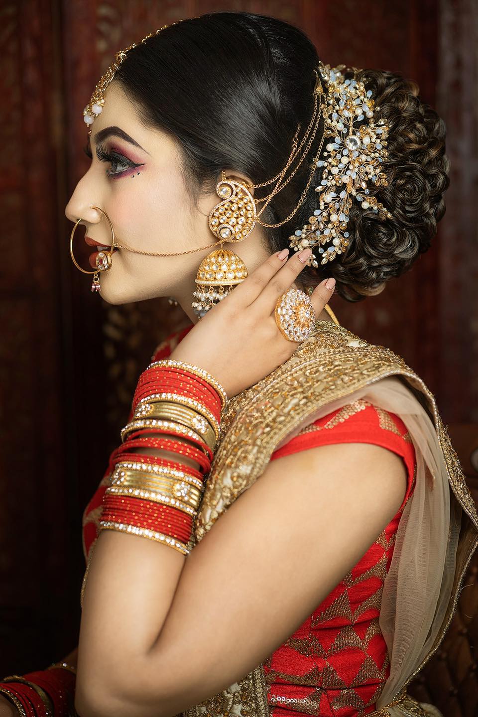 Wedding hairstyle and makeup. 76 wedding bridal makeup artists in Kolkata
