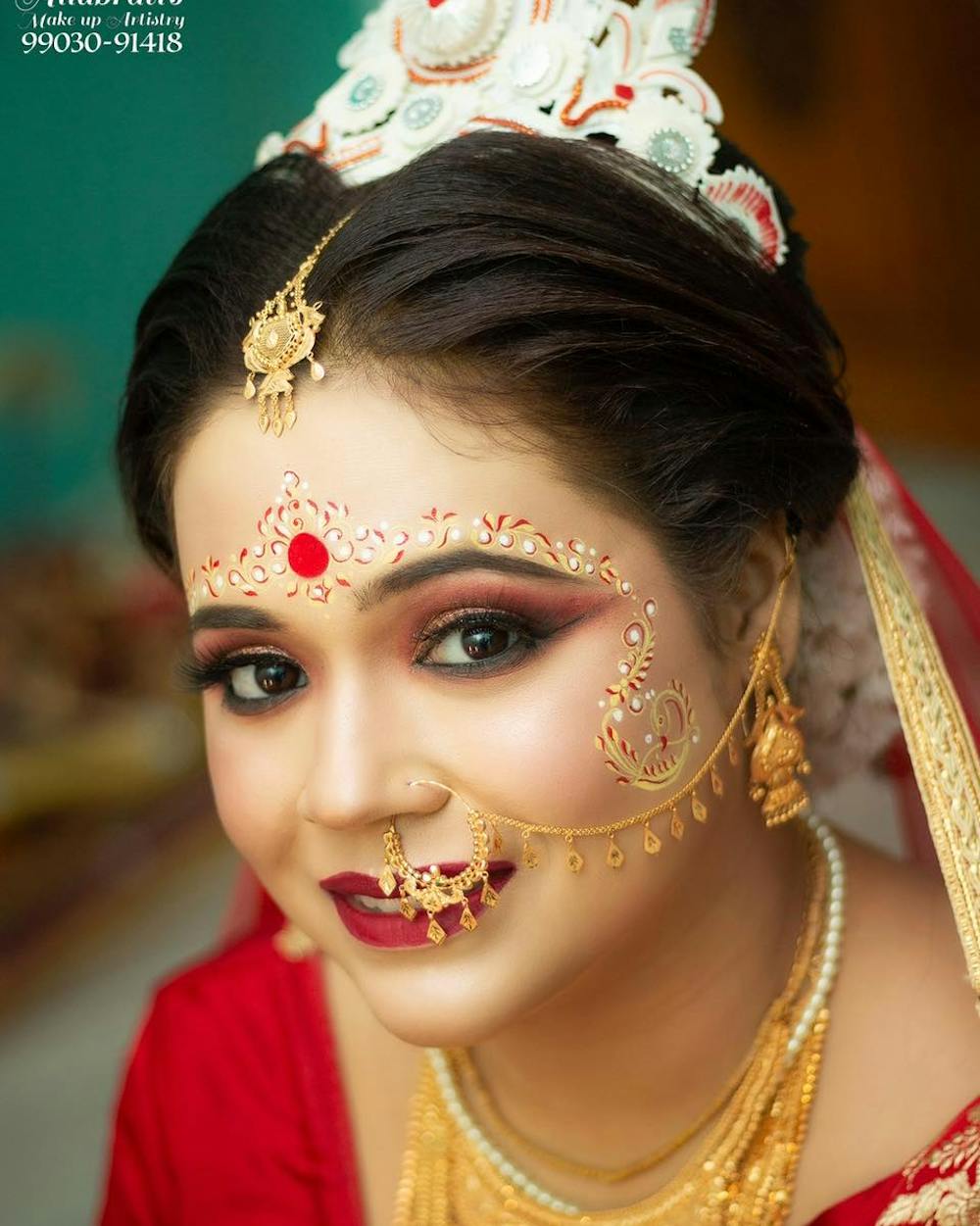 bridal chandan bindi