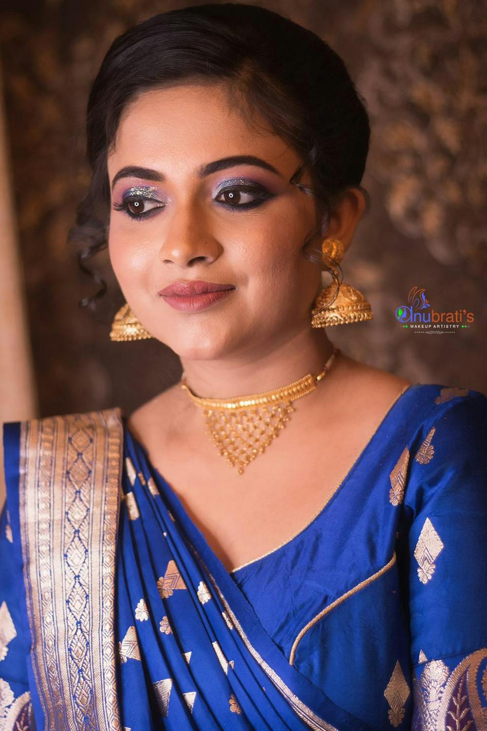 Blue Smokey Eye Makeup