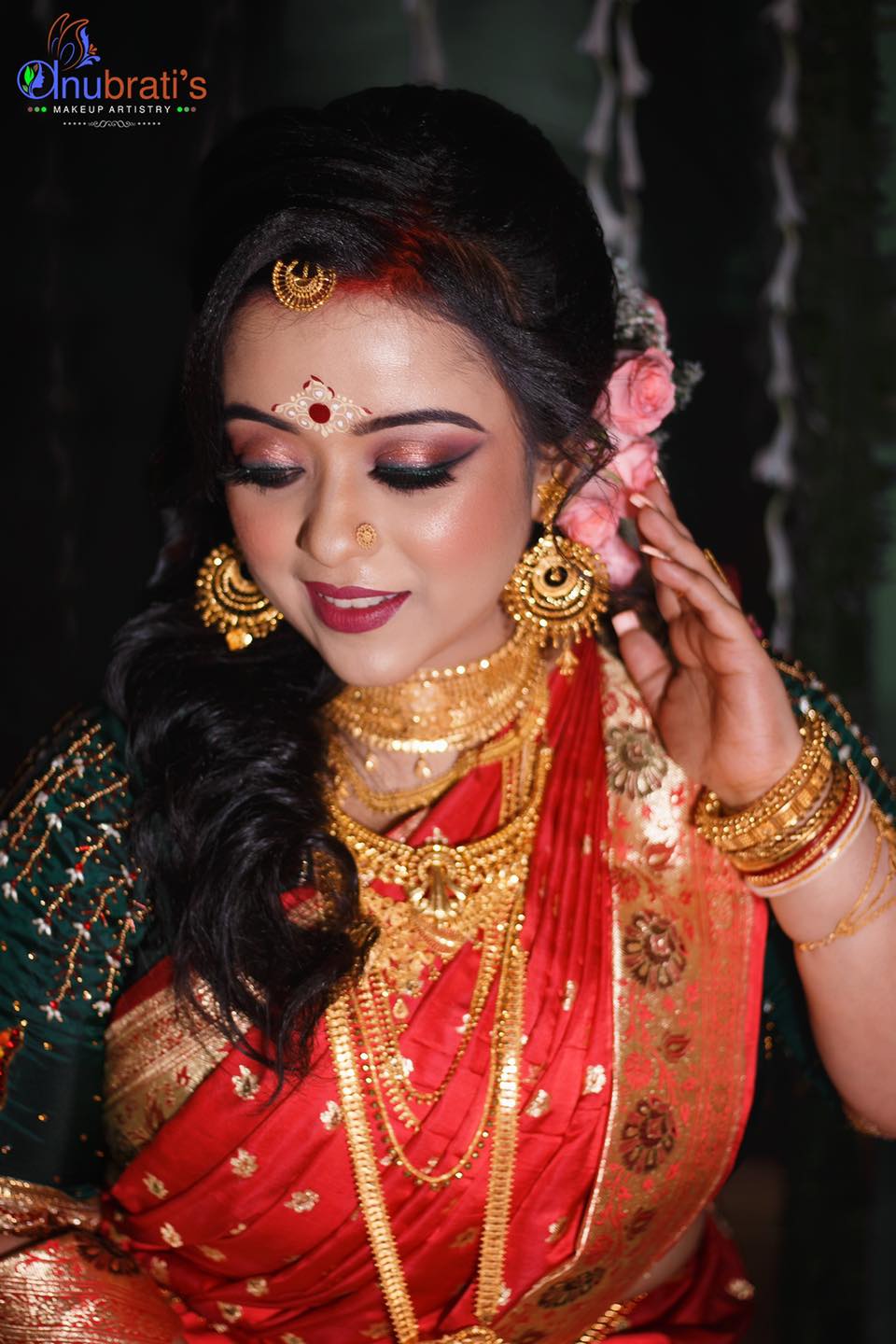 How To Do Eye Makeup For Red Saree Saubhaya Makeup