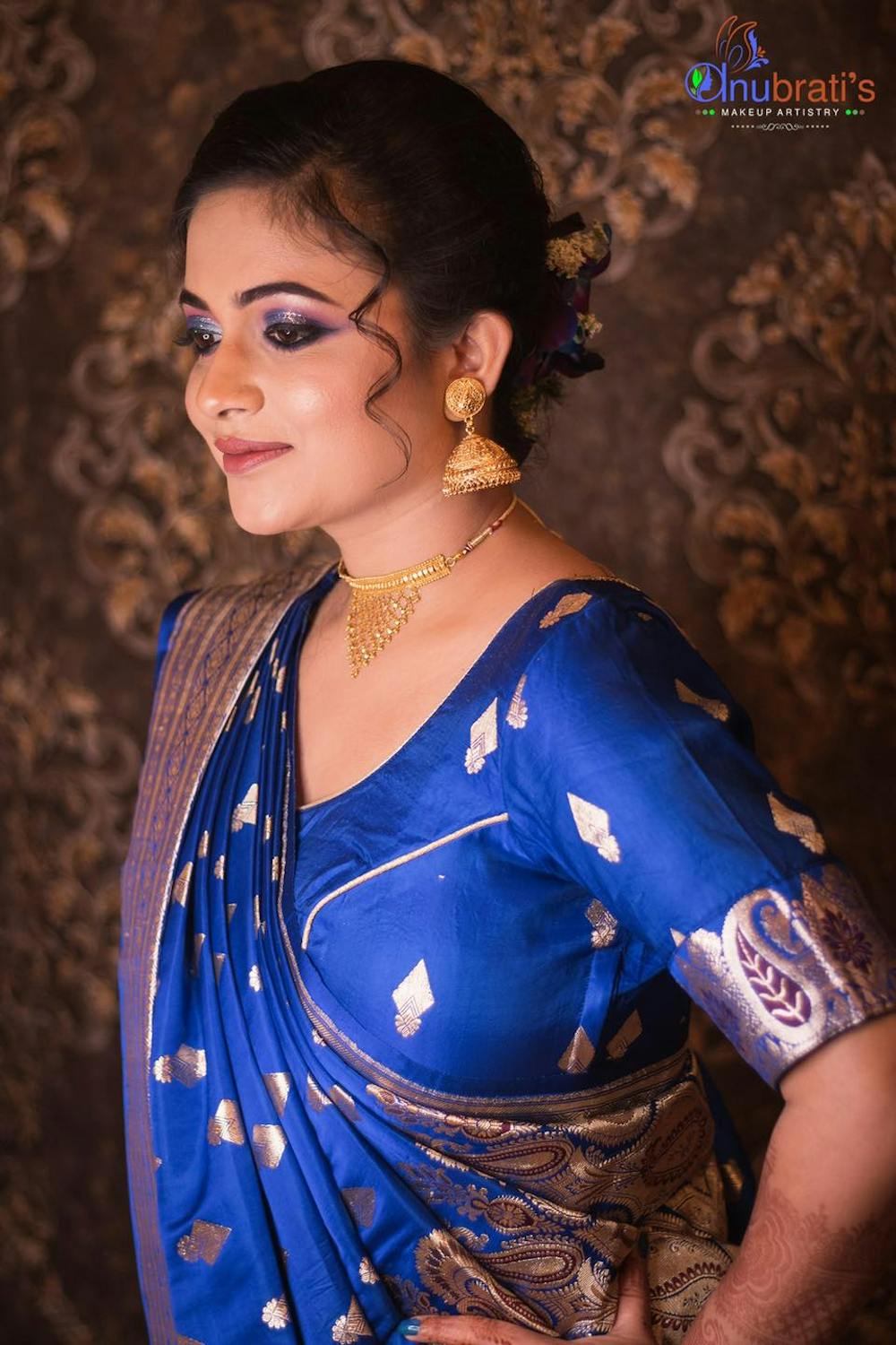 colorful bridal eye makeup