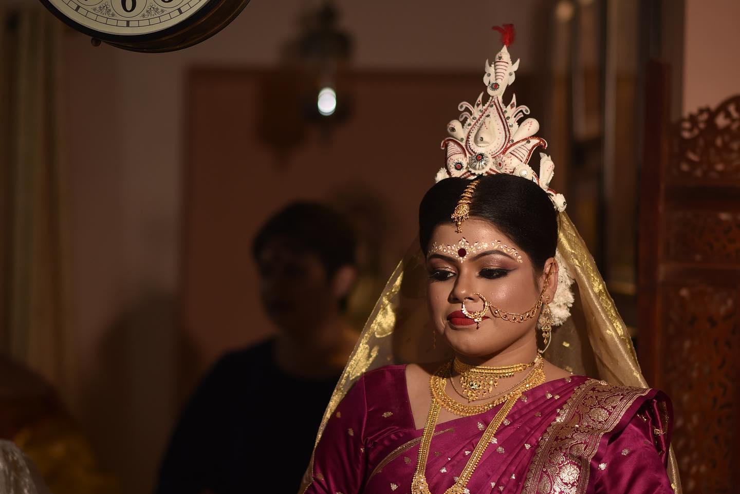 Attractive Chandan Art Design For Bengali Bride